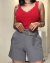 Short Alfaiataria Cinza - comprar online