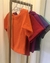 Cropped Alongado Linho Rustico Laranja - comprar online