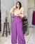 Calça Pantalona Botões Fúcsia - comprar online