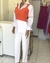Cropped Alfaiataria Laranja