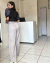 Imagem do Calça Pantalona Alfaiataria Bege