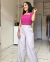 Imagem do Calça Pantalona Alfaiataria Bege