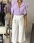 Camisa Babados Lilás - loja online