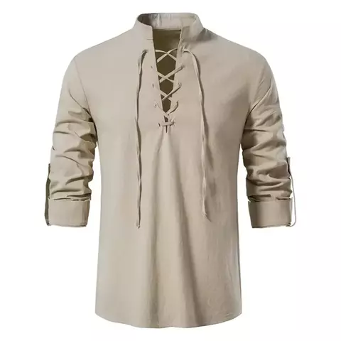 Camisa de Época Medieval Masculina