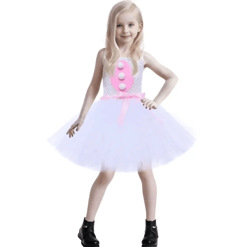 Vestido Tutu de Coelhinho Infantil