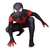 Fantasia de Homem-Aranha unissex para adultos, com detalhes em vermelho e preto, pose dinâmica.