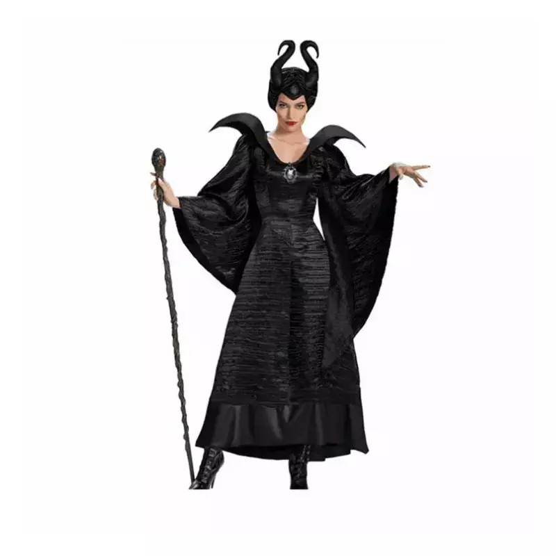 Fantasia Malévola Halloween Feminina