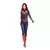 Fantasia de Capitã Marvel Feminina: Poder e estilo em um traje icônico com cores vibrantes, modelagem justa e detalhes fiéis à super-heroína. Ideal para festas, eventos geek e cosplay.