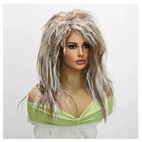 Peruca Sintetica de Baile anos 80 90 Feminina - comprar online