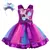 Detalhe da saia da Fantasia Ariel Infantil Pequena Sereia Luxo 