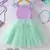 Vestido Infantil Pequena Sereia na internet