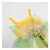 Vestido infantil inspirado na Princesa Tiana, com detalhes em verde e amarelo e luzes de LED