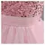 Vestido de Princesa Roxo com Lantejoulas Longo Infantil
