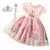 Vestido Elsa Frozen Infantil Estampado na internet