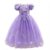 Vestido de luxo  com detalhes em renda para meninas, inspirado nas princesas da Disney.