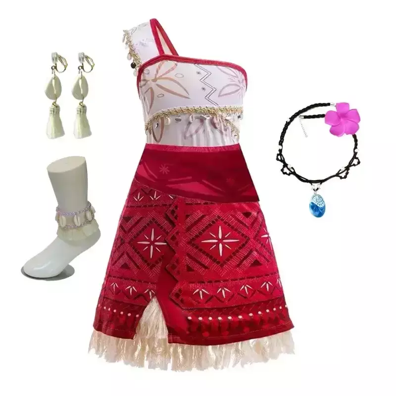 Fantasia Moana 2 Infantil com Acessórios