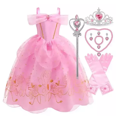 Fantasia Infantil Princesa Aurora com Acessórios - comprar online