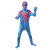 Fantasia infantil do Homem-Aranha 2099 em 3D, com detalhes em azul e vermelho.