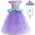 Vestido Infantil Princesa Sereia Ariel com Acessórios - comprar online