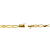Cordão + Pulseira Tijolinho Alongado 6mm Pingente Letra Placa Banhado a Ouro 18k - loja online