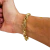 Pulseira Trançado 7mm Banhado A Ouro 18k na internet
