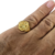 Anel São Jorge Pequeno Detalhado - 3g - Banhado a Ouro 18k - comprar online