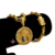 Cordão Trançado - Feminino - 9mm - Fecho Duplo - Pingente Nossa Senhora - Banhado a Ouro 18k