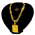 Cordão Elo Corda - Feminino - 11mm - Fecho Duplo - Pingente Letra - Banhado a Ouro 18k - comprar online