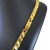 Cordão + Pulseira Friso S 9mm Pingente Letra Cravejada Banhado a Ouro 18k - Miami Gold 18k