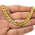 Cordão + Pulseira Grumet 7mm Pingente Jesus Redondo Banhado a ouro 18k na internet