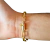 Pulseira Tijolinho Alongado 6mm Banhado A Ouro 18k na internet