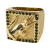 Anel Jacaré Cravejado - 13g - Banhado a Ouro 18k na internet
