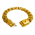 Pulseira Friso Quadruplo 13mm Banhado a Ouro 18k - comprar online