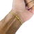 Pulseira Piastrine 3mm Banhado a Ouro 18k Fecho
