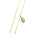 Imagem do Kit Cordão Piatrine 2mm + Pingente Banhado a Ouro 18k