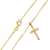 Imagem do Kit Cordão Bloquinho 2mm + Pingente Banhado a Ouro 18k
