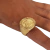 Anel São Jorge Banhado a Ouro 18k - Miami Gold Import