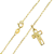 Kit Cordão Bloquinho 2mm + Pingente Banhado a Ouro 18k - loja online