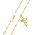Kit Cordão Tijolinho 2mm + Pingente Banhado a Ouro 18k na internet