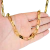 Cordão + Pulseira Tijolinho Alongado 6mm Pingente Nossa Senhora Cravejado Banhado a Ouro 18k - loja online