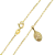 Kit Cordão Bloquinho 2mm + Pingente Banhado a Ouro 18k - Miami Gold 18k