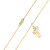 Kit Cordão Cadeado 2mm + Pingente Banhado a Ouro 18k - comprar online