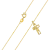 Kit Cordão Cadeado 1,7mm + Pingente Banhado a Ouro 18k - loja online