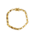 Pulseira Tijolinho 5mm Banhado a Ouro 18k