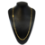 Cordão Cadeado Duplo - 3mm - Fecho Duplo - Banhado a Ouro 18k