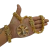 Corrente Pulseira Cadeado Duplo Pingente Nossa Senhora Banhado a Ouro 18k - Miami Gold Import