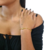 Pulseira Bloquinho 4mm Feminino Banhado A Ouro 18k