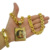 Cordão+Pulseira Friso Triplo 13mm Pingente Escolha sua Letra De A a Z Banhado a Ouro 18k - comprar online