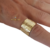 Anel Ajustável São Bento - 3g - Banhado a Ouro 18k