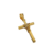 Pingente Cruz Com Fios Médio - 6,5x3,5cm - 12g - Banhado a Ouro 18k - comprar online